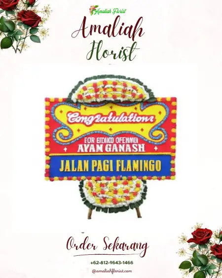 Sewa Papan Bunga Singonegoro